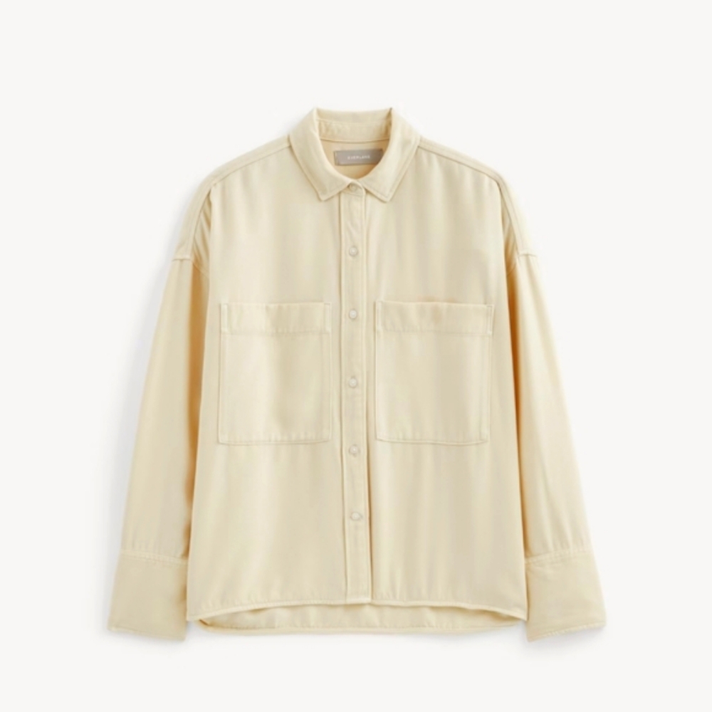 Everlane Cream Button Down Shirt